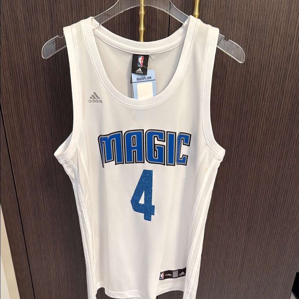Adidas White and Blue Magic Jersey
